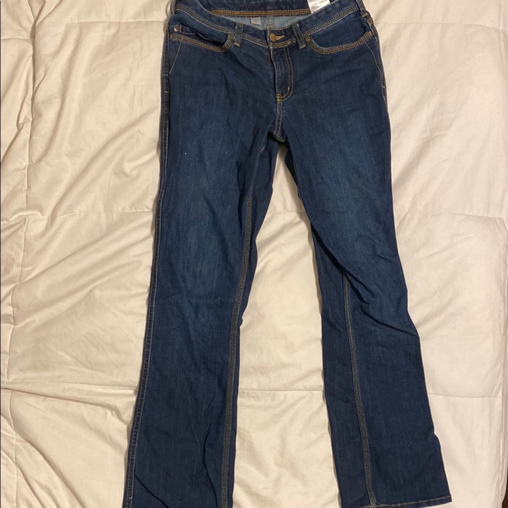 Carhartt Blue Boot Cut Jeans Classic Style